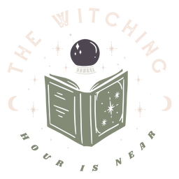 Witching hour is near badge Transparent PNG