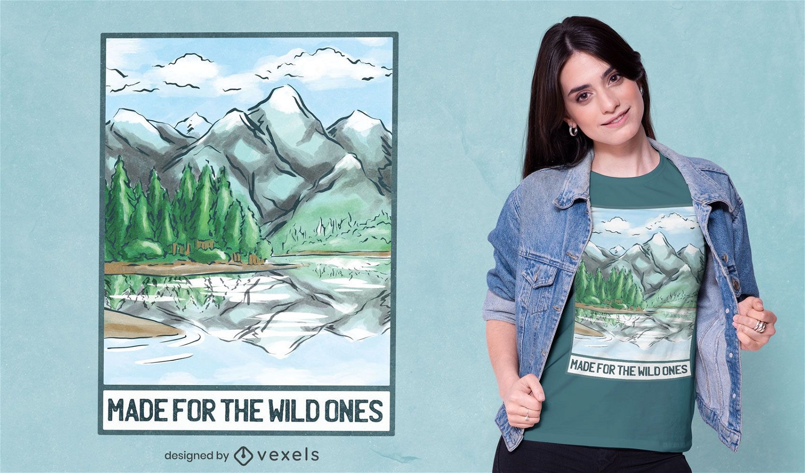 For the wild ones t-shirt design