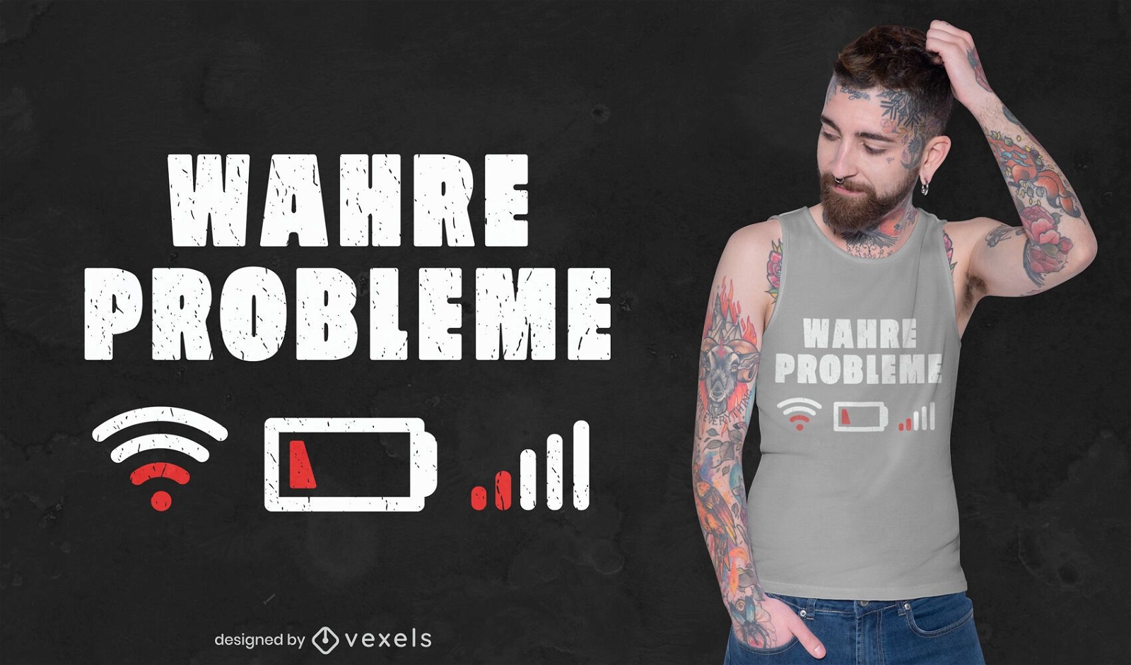 Real problems t-shirt design