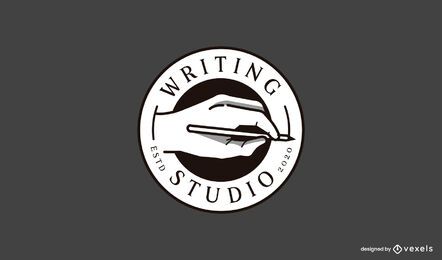 Writing studio business logo