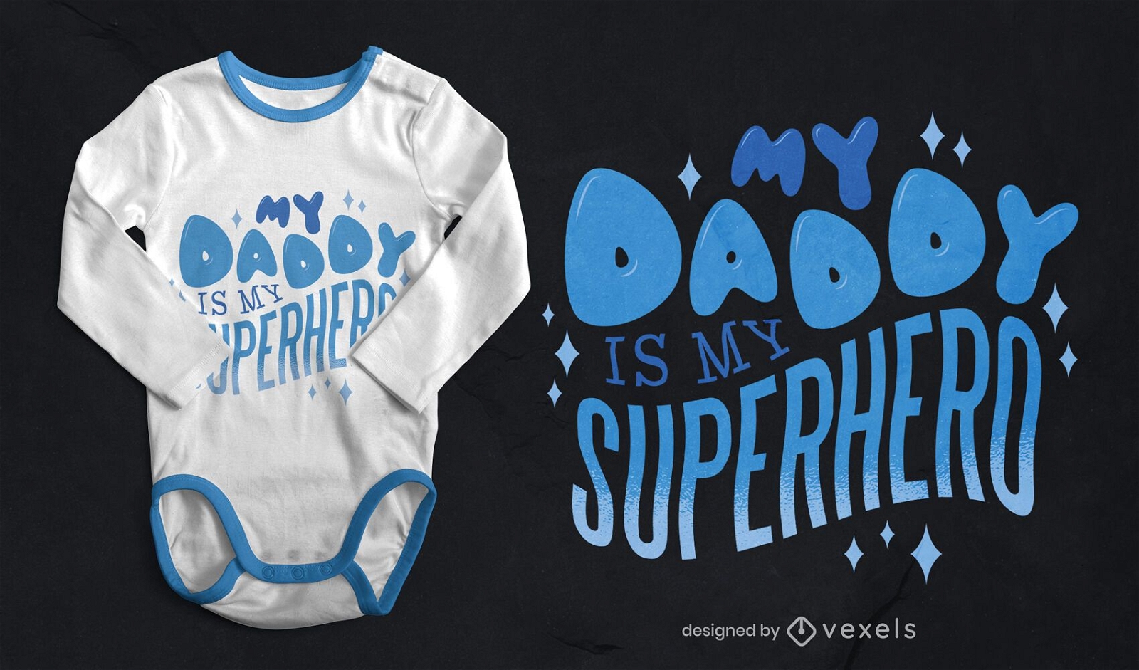 Superheld Papa T-Shirt Design