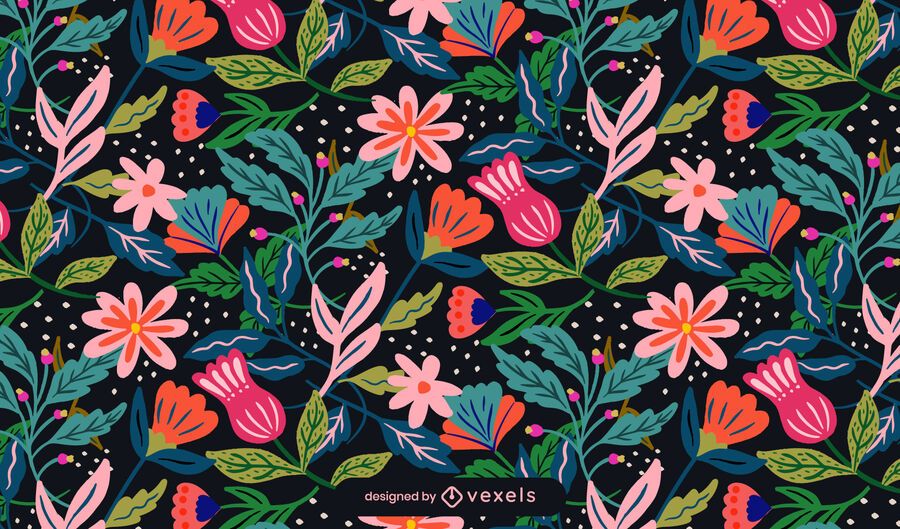 Flowers spring pattern design Flowers spring pattern design