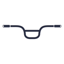 Bicycle handlebar cut out PNG Design Transparent PNG