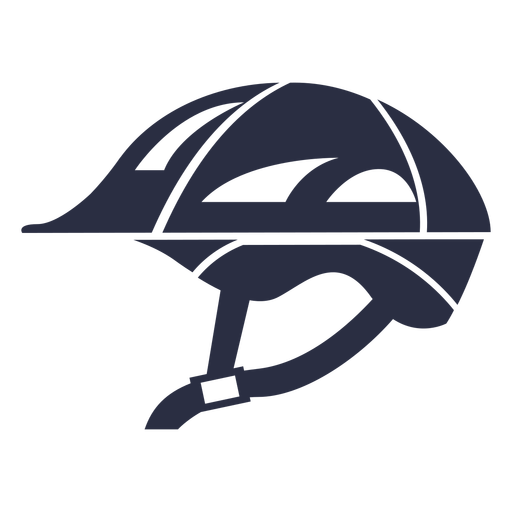 Bicycle helmet cut out PNG Design