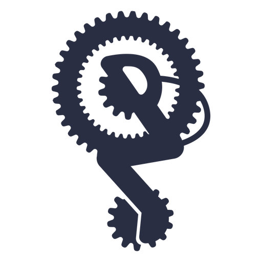 Bicycle part cut out PNG Design