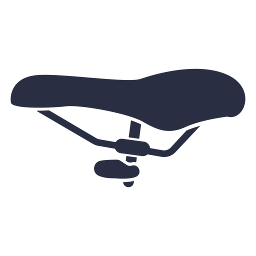 Bicycle seat cut out PNG Design