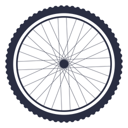 Bicycle Wheel Cut Out PNG & SVG Design For T-Shirts