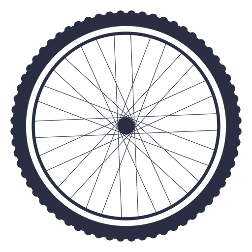 Roda de bicicleta cortada Desenho PNG