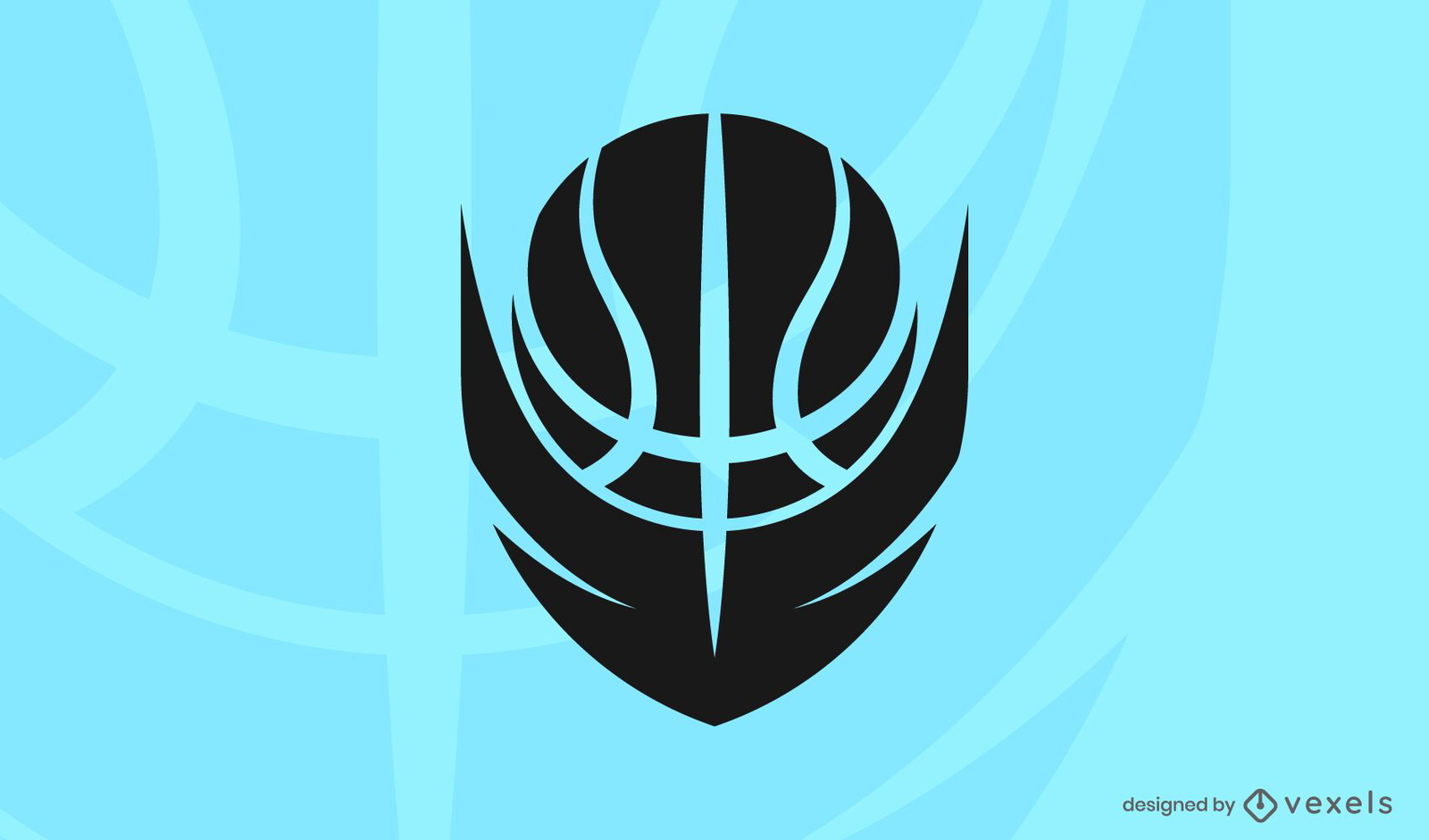 Basketball ball logo template