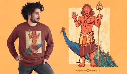 Diseño de camiseta Murugan