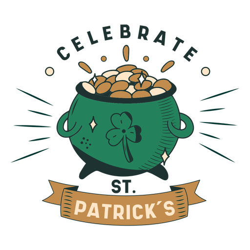 Celebrate St Patricks badge