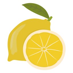 Lemon slice flat PNG Design Transparent PNG