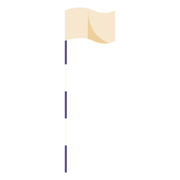 Bandeira de golfe plana Desenho PNG