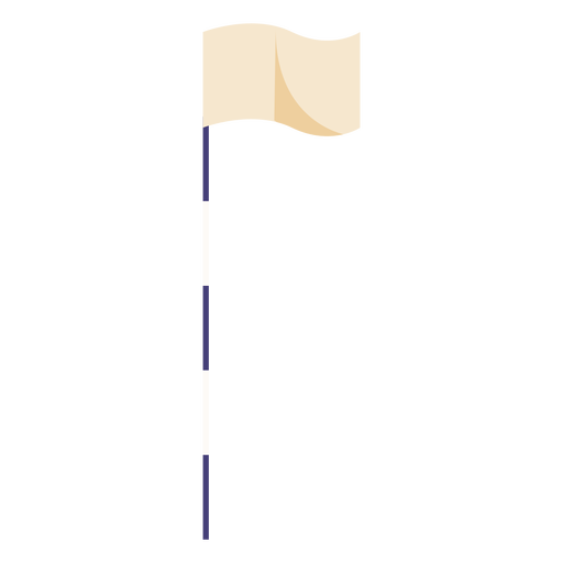 Golf Flagge flach PNG-Design