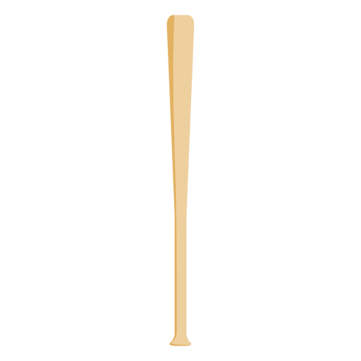 Bat baseball flat PNG Design