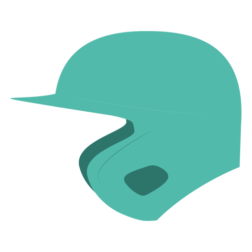Helmet baseball flat PNG Design