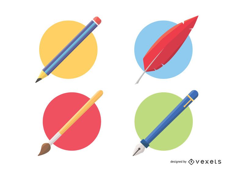 Download Drawing And Painting Tools - Vector Download