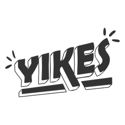 Caramba, letras de nojo Desenho PNG