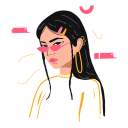 Personagem de ilustração do dia da mulher Desenho PNG