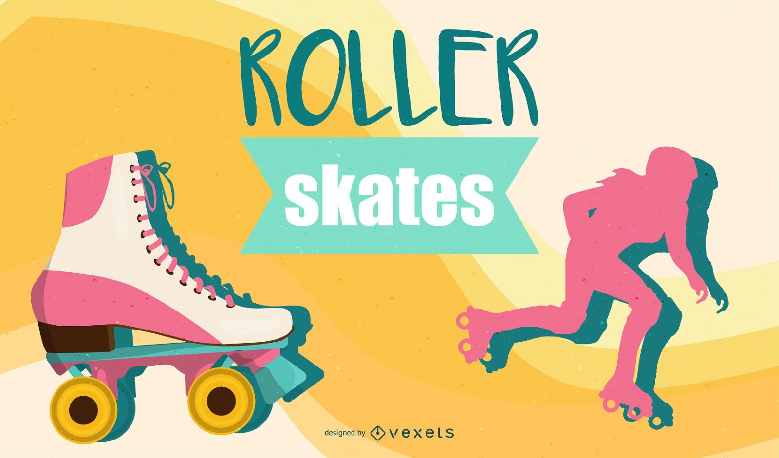 Roller skate vector 7