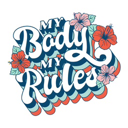 My body lettering Transparent PNG