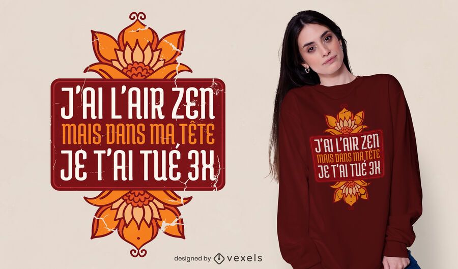 I look zen t-shirt design I look zen t-shirt design