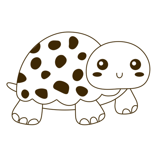 Kleiner Schildkrötenschlag PNG-Design