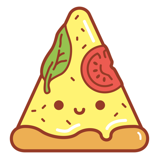 Pizza Slice Cartoon / Pepperoni Pizza Slice Cartoon Vector Clipart