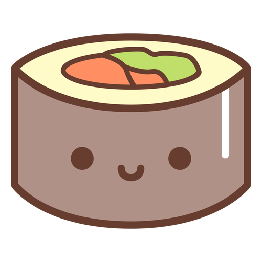 Cute sushi cartoon - Transparent PNG & SVG vector file