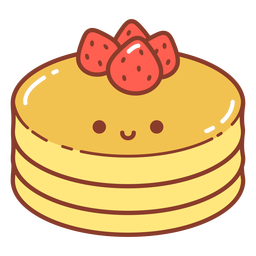 Desenho animado de bolos quentes Desenho PNG