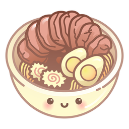 Gradiente de taça de ramen Desenho PNG