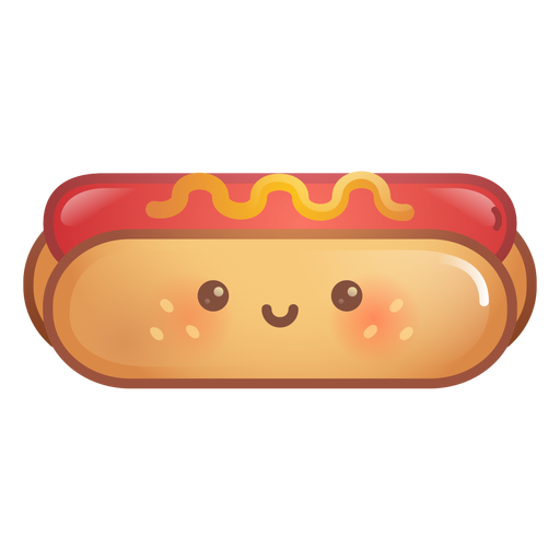 Hot dog gradient PNG Design