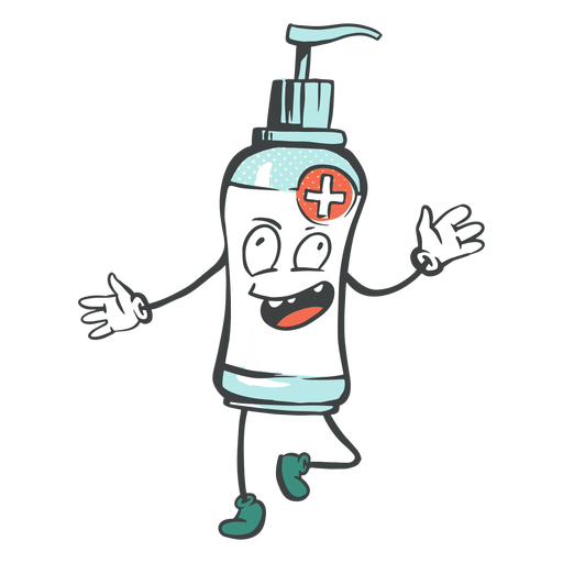 Rubbing alcohol cartoon Transparent PNG & SVG vector file