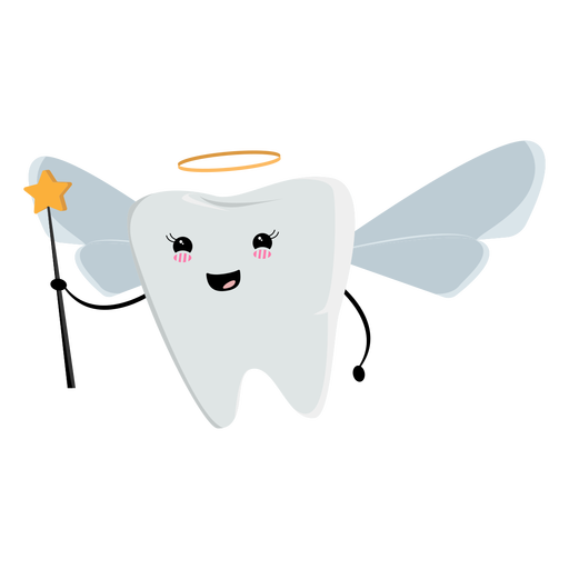 Personagem de fada do dente de anjo Desenho PNG