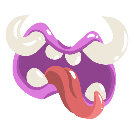 Design PNG E SVG De Desenho De Boca De Monstro Assustador Para