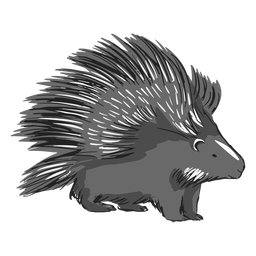 Porcupine Stacheln Illustration PNG-Design