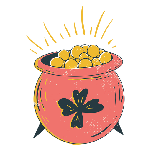 Pot of gold doodle