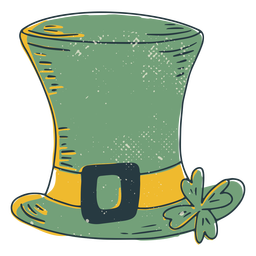 Doodle de chapéu irlandês