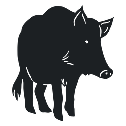 Silhouette Wild Boar PNG & SVG Design For T-Shirts