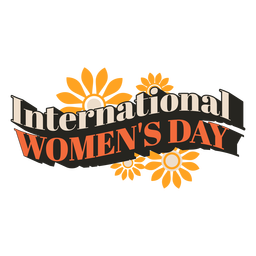International women's day vintage quote PNG Design