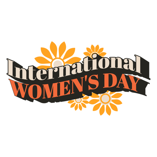Internationales Frauentag-Weinlesezitat PNG-Design