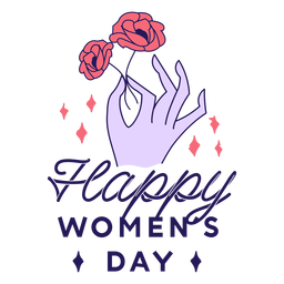 Insignia feliz dia de la mujer Insignia feliz dia de la mujer