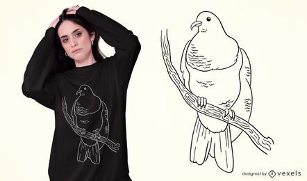 Keruru Vogel T-Shirt Design Keruru Vogel T-Shirt Design