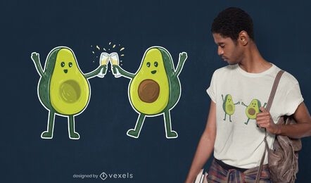 Avocado toasting t-shirt design