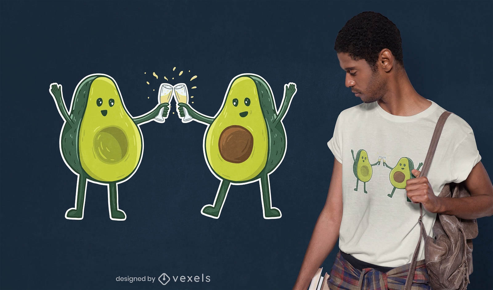 Avocado toasting t-shirt design