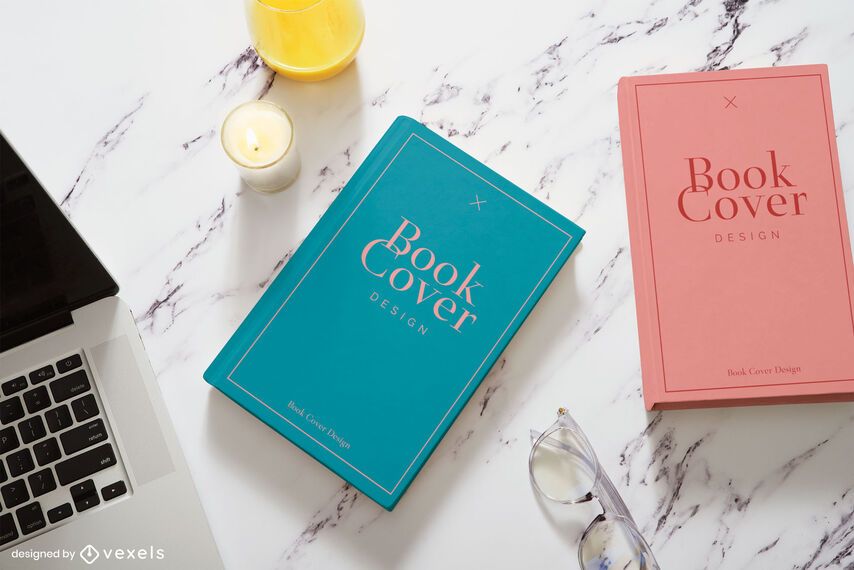 Book covers mockup psd composition Book covers mockup psd composition