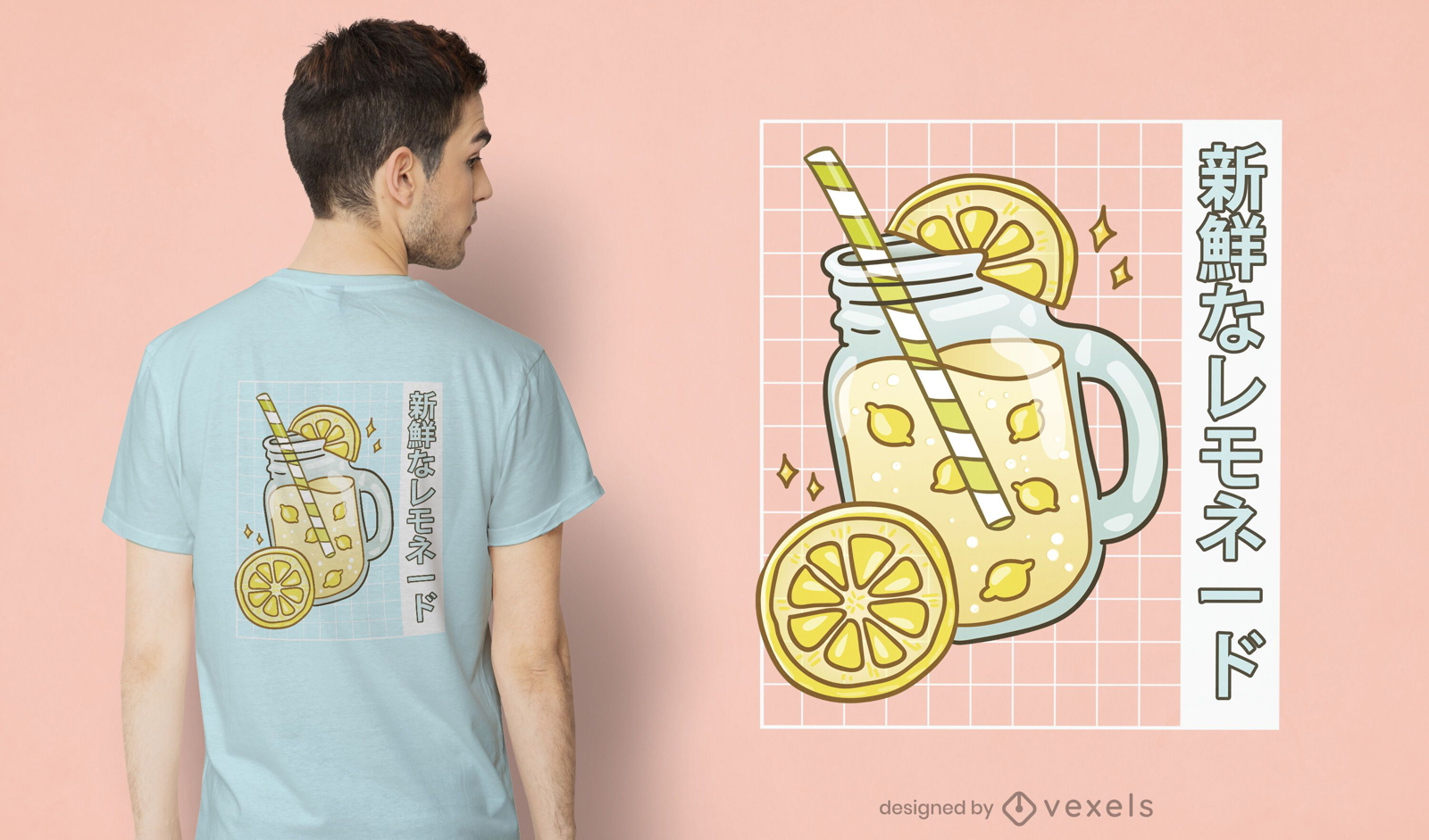 Lindo diseño de camiseta de limonada