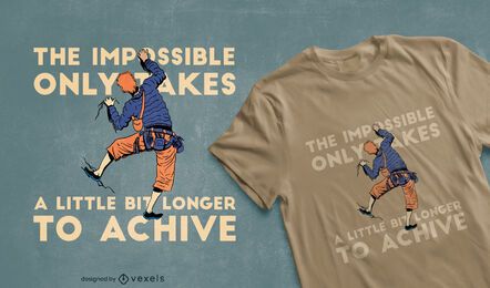 Rock climber t-shirt design Rock climber t-shirt design