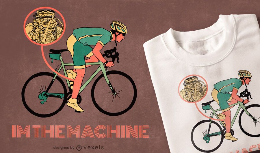 I'm the machine t-shirt design I'm the machine t-shirt design