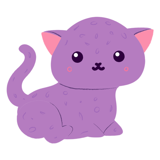 Gatinho feliz Desenho PNG